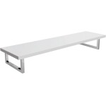 CERANO Deska pod umyvadlo Navira Pro + 2+1 podpěrná konzole - bílá matná - 160x46x3,6 cm - 6061181