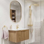 GROHE - Essence Umyvadlová baterie s výpustí, kartáčovaný Cool Sunrise 23462GN1