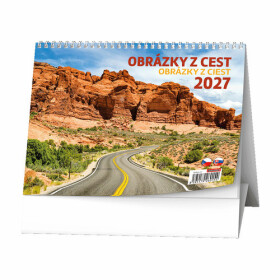 Obrázky z cest 2027 - stolní kalendář