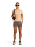 ICEBREAKER Wmns Mer Crush II Shorts, Bittersweet Hthr velikost: S