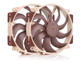 NOCTUA Ventilátor NF-A14x25r-G2-PWM-Sx2-PP, 2x 140mm, hnědá EDF_1074140