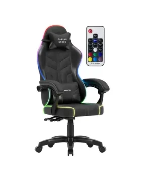 Huzaro Force 2.7 RGB černá / Herní židle / nastavitelná / nosnost až 140 kg / látka (HZ-FORCE 2.7 RGB BLACK)