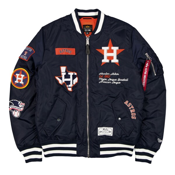 New Era Pánská bunda Houston Astros MLB Alpha Industries MA-1 Bomberjacke Velikost: M