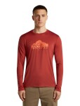 ICEBREAKER Mens Merino 150 Tech Lite LS Tee AorakiExplor, Agate (vzorek) velikost: M