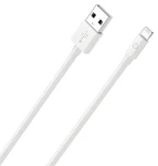 RealPower Lightning kabel bílá / Datový a nabíjecí kabel / USB-A na Lightning / 2 m / MFI certifikace (385240)
