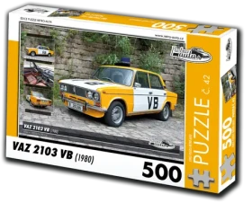 RETRO-AUTA Puzzle Vaz 2103 VB (1980, č. 42)