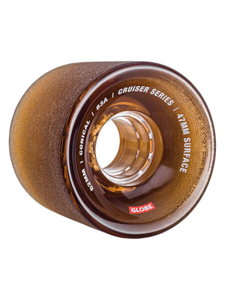 Globe CONICAL CRUISER WHEE Clear Coffee měkká skate board kolečka - 62