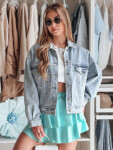Dámská oversize džínová bunda STEFANIA modrá FashionStreet TY4895 XL