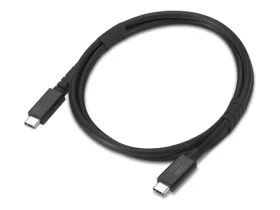 Lenovo USB4 kabel USB-C černá / Kabel / 40 Gbps / 240 W / 8K 60Hz / 1 m (4X91U94413)