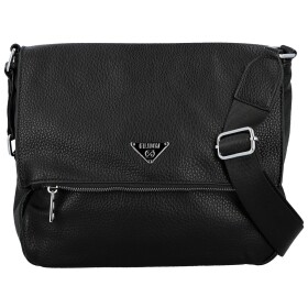 Stylová dámská koženková crossbody kabelka Katerina, černá