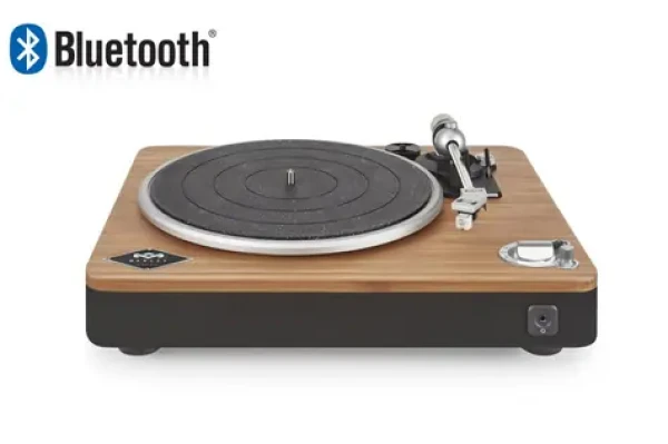 MARLEY Stir It Up Bluetooth - Signature Black / Retro Gramofon / 33 45 RPM / BT 4.2 / RCA / AUX / předzesilovač (EM-JT002-SB)