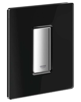 GROHE - Skate Cosmo Ovládací tlačítko, chrom/sklo velvet black, černá 38846KS0