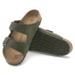 Žabky Birkenstock Arizona Vegan Microfaser Regular dámské a pánské Desert Dust Thyme se širokou stélkou (1024550) 50
