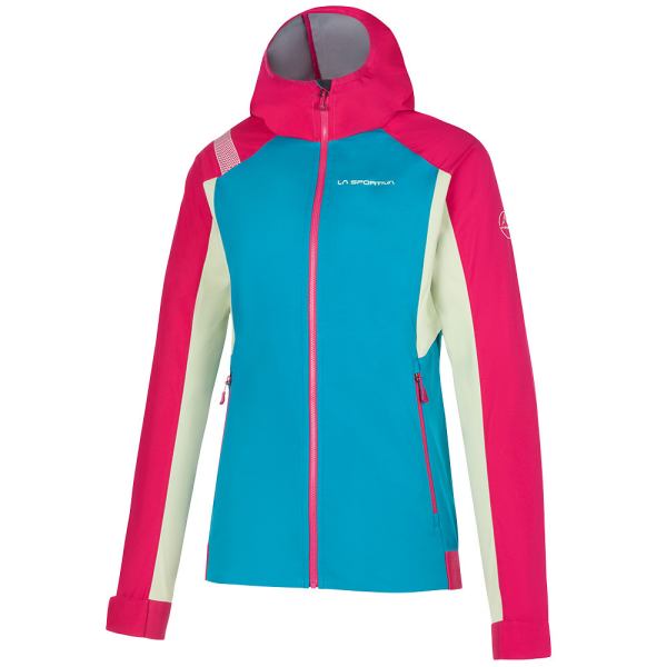 Dámská softshellová bunda La Sportiva Macnas Softshell Jkt W Crystal/Cerise S