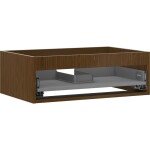 MEXEN - Box-A skříňka pro umyvadlo 70, 1 šuplík, ořech 91AX0-0700-235-1-86