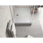 MEXEN - Flow+ sprchová vanička obdélníková 80 x 90, bílá lesk 46R108090H
