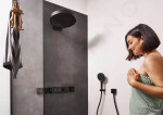 HANSGROHE - Rainfinity Sprchová hlavice 130, 3 proudy, EcoSmart, matná černá 26865670