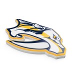 Cedule Nashville Predators NHL 3D Foam Logo