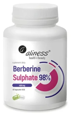 Aliness Berberine Sulphate 98% 400 mg / Doplněk stravy / 60 kapslí