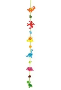 FOLIA 52932 Kreativní filcová sada Girlanda dinosaurus