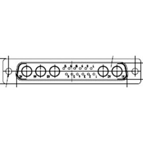 Molex 1727040018 zástrčka D-SUB Pólů: 17 pájecí kalíšek 1 ks Box