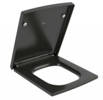 VILLEROY & BOCH - Memento 2.0 WC sedátko, SoftClosing, QuickRelease, Pure Black 8M24S1R7