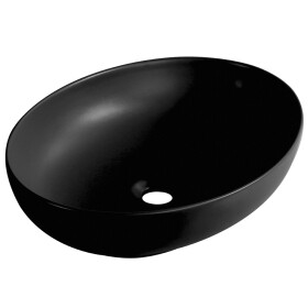 Laveo - Desna - keramické umyvadlo na desku 51x39, černá mat VUD_B251