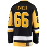 Fanatics Pánský dres Pittsburgh Penguins NHL Mario Lemieux #66 Vintage Heritage Breakaway Velikost: M