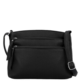 Stylová dámská koženková crossbody kabelka Lumi, černá