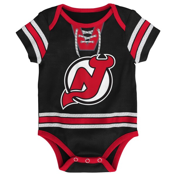 Outerstuff Dětské body New Jersey Devils NHL Hockey Pro Creeper – Blank Velikost: 3 – 6 měsíců