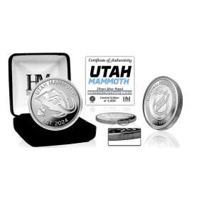 Mince Utah Mammoth NHL Team Silver