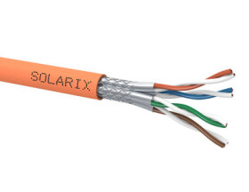 Solarix SXKD-7-SSTP-LSOHFR-B2ca S/FTP, kat. 7, 1000MHz, LSOHFR B2ca s1 d1 a1, 500m, oranžový