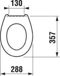 JIKA - Baby WC sedátko bez poklopu, duroplast, bílá H8970373000001