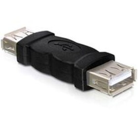 DeLock USB Adapter, USB A šedý samice/samice (spojka) (65012)