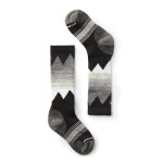Dětské merino lyžařské ponožky SMARTWOOL Kids' Ski Light Cushion OTC Socks, Black velikost: 29-32 (M)