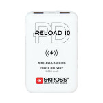 SKROSS DN56W-PD powerbank Reload 10 bílá / 10000mAh / 2x 2A výstup / microUSB kabel (7640166323310)