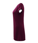 Love tričko/šaty dámské fuchsiová 2XL