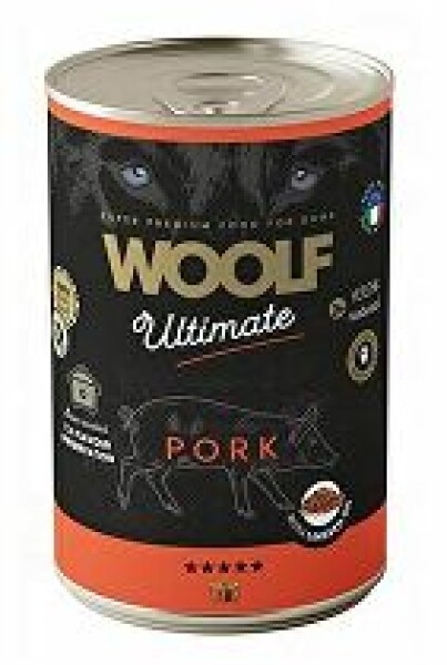 WOOLF Ultimate DogFood konz. Pork 400g