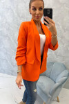 Sako s klopami elegantní oranžové UNI