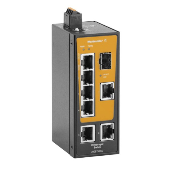 Weidmüller 2908150000 IE-SW-BLB-08-7TX-1FESFP síťový switch 10 / 100 MBit/s