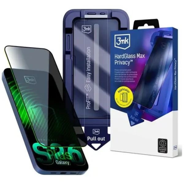3mk HardGlass Max Privacy FrameFit / Tvrzené sklo / Samsung Galaxy S26+ / 9H / Privacy 28° (5903108741927)