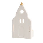 Räder Porcelánový svícen Little Church, bílá barva, porcelán