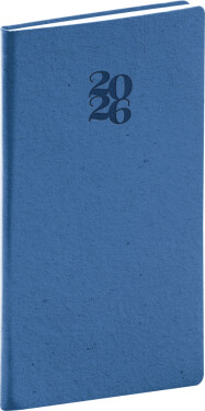 Týdenní diář 2026 NOTIQUE kapesní - Essenza švestka, 9 x 15,5 cm