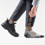 SMARTWOOL Hike Light Cushion Panorama Crew Socks, Light Gray (vzorek) velikost: L