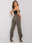 Dámské tepláky 7237.81 tmavá khaki - FPrice khaki L/XL