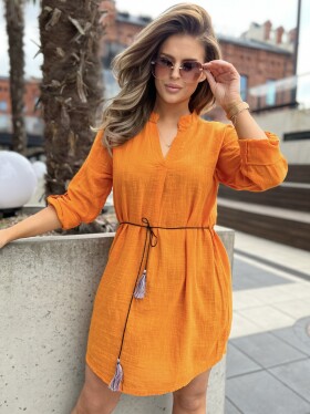 Orange dress Och Bella BI-2021977.orange