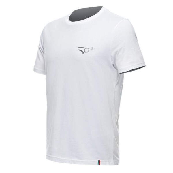 Dainese Anniversary pánské triko bílé vel.M - Xxl