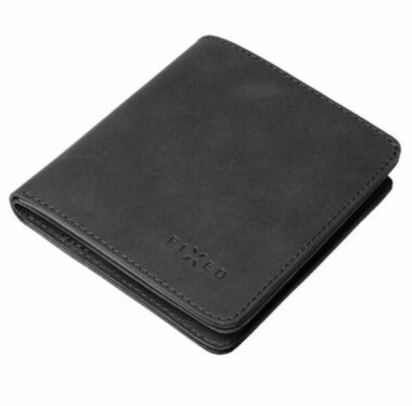 FIXED Kožená peněženka Classic Wallet z pravé hovězí kůže černá (FIXW-SCW2-BK)