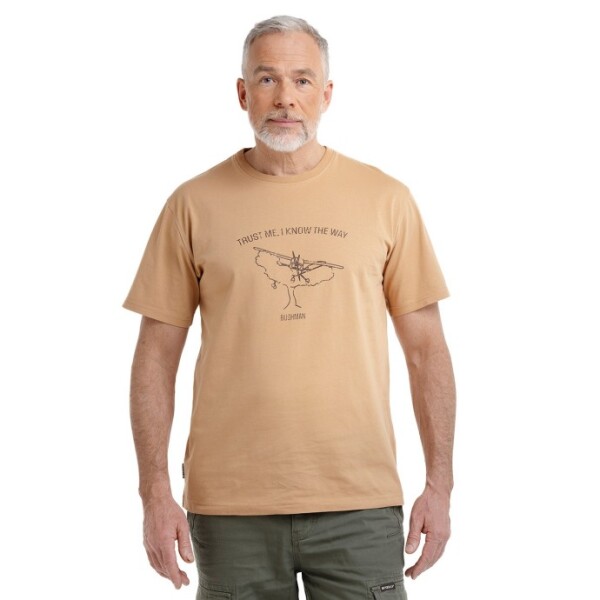 Bushman Pánské tričko Etah, camel XXL