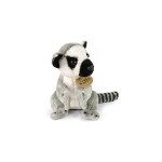 Plyšový lemur sedící 15 cm, ECO-FRIENDLY